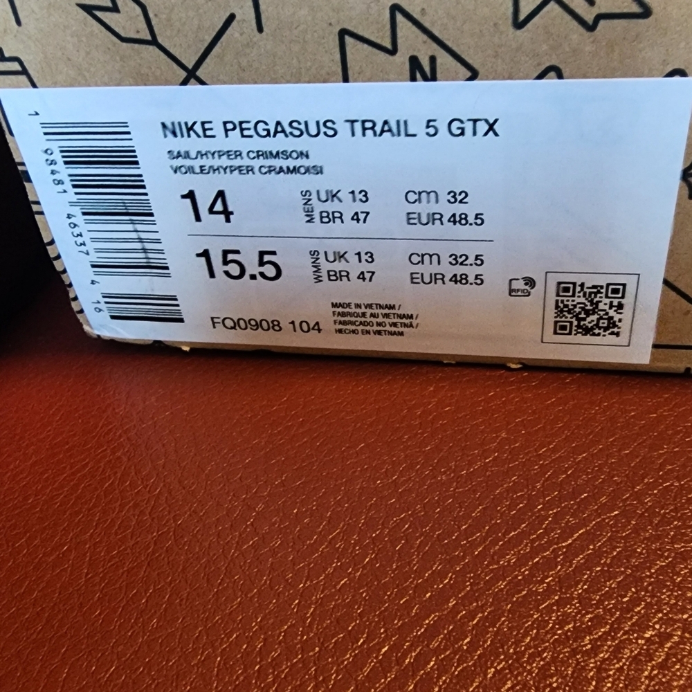 Men's Nike ACG Pegasus Trail 5 GTX Size 14 - Picture 5 of 5